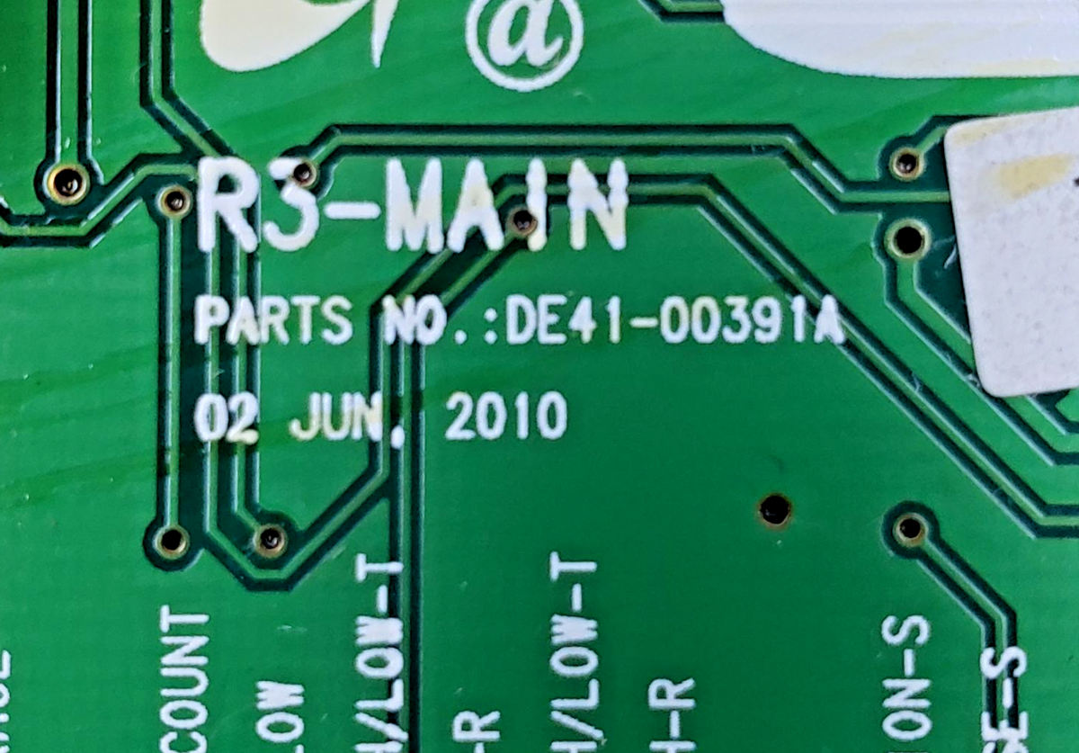 Genuine Dishwasher Samsung C. Board DE41-00391A Same Day Ship & 60 Days Warranty