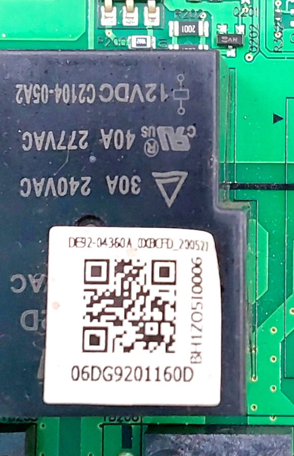 OEM Samsung Range Control Board DG92-01160D Same Day Shipping & 60 Days Warranty