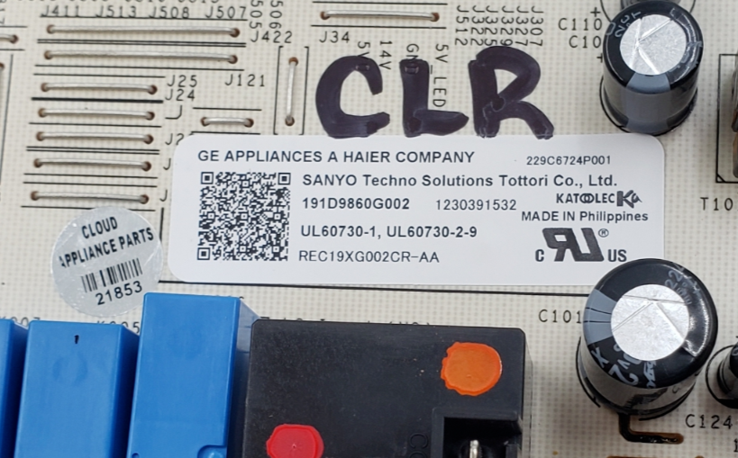 Genuine GE Oven Control Board 191D9860G002 Same Day Shipping & *60 Days Warranty