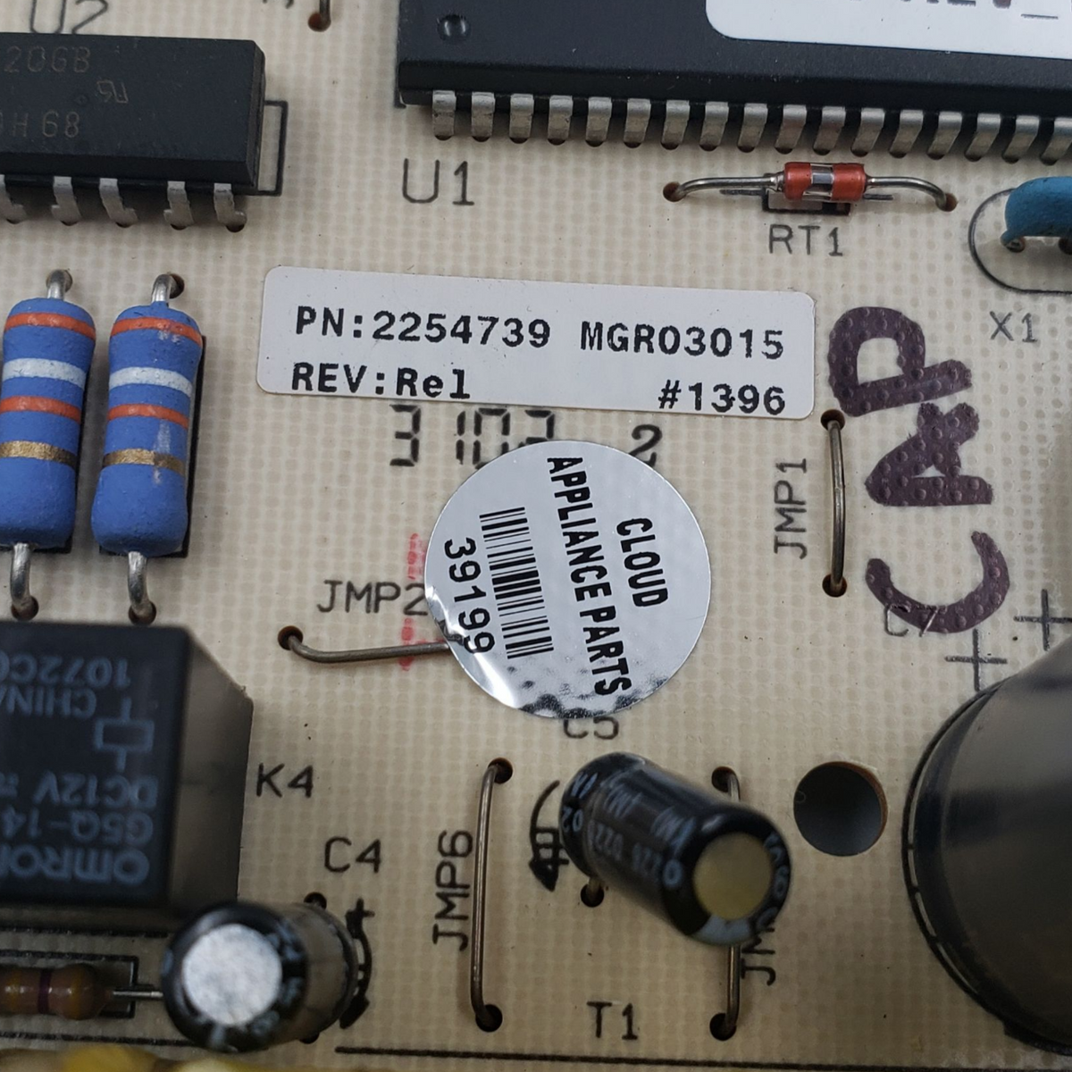 Genuine Whirlpool Fridge Control Board 2254739 Same Day Ship & 60 Days Warranty*
