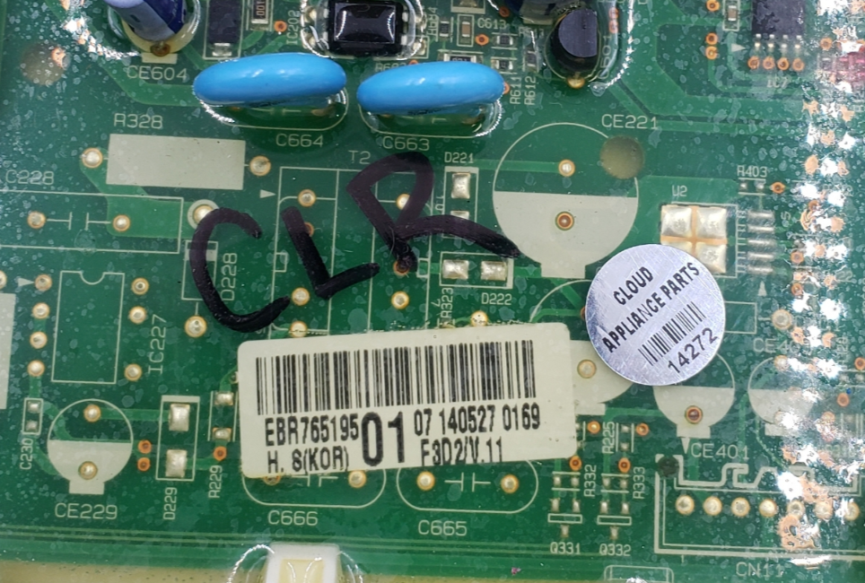 Genuine LG Dryer Control Board EBR76519501 *Same Day Shipping & 60 Days Warranty