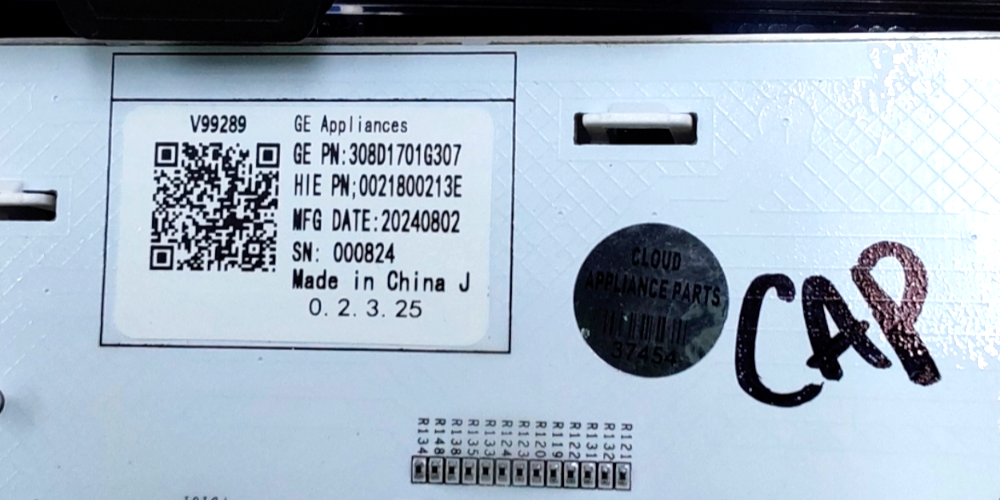 New GE Washer Control Panel 308D1701G307  *Same Day Shipping & 60 Days Warranty*