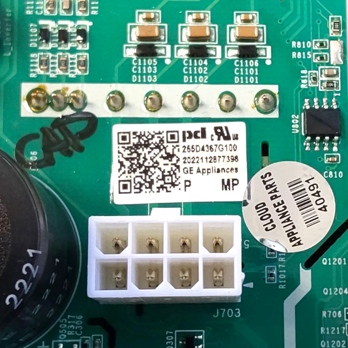 GE New Dishwasher Control Board 255D4367G100 **Same Day Ship & 60 Days Warranty*