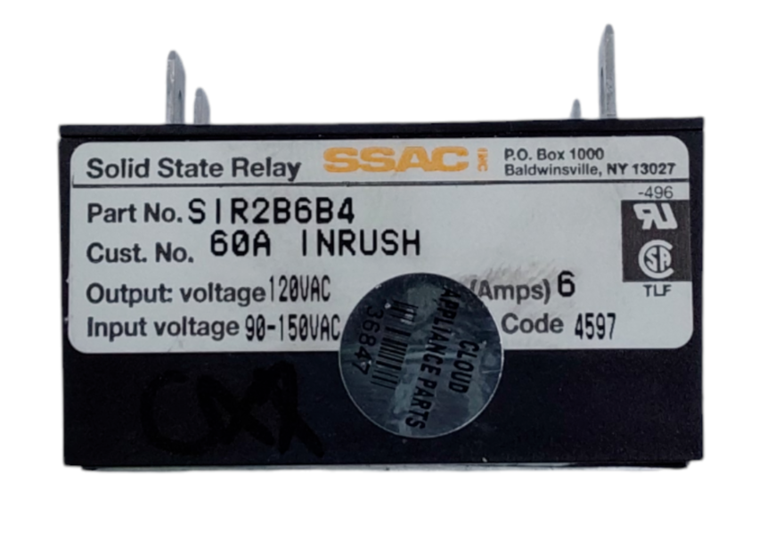 Genuine SSAC Solid State Relay SIR2B6B4 **Same Day Shipping & 60 Days Warranty**