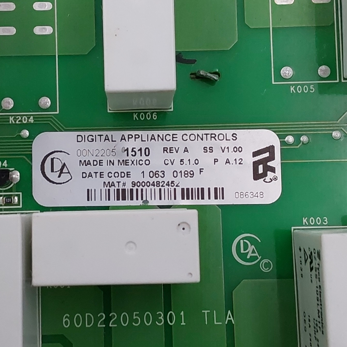 Bosch Genuine Oven Control Board 9000482452 Same Day Shipping & 60 Days Warranty