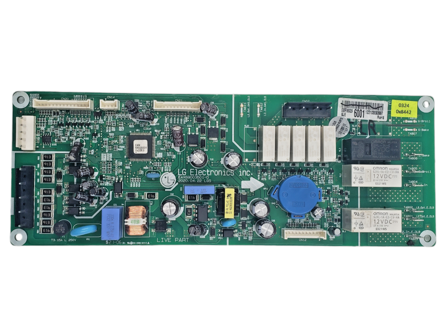 Genuine LG Range Control Board EBR89296001 *Same Day Shipping & 60 Days Warranty