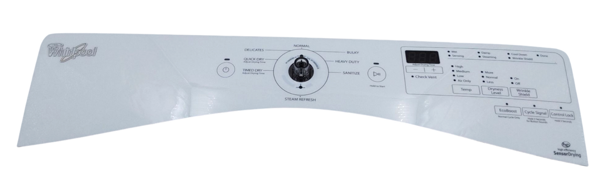 Genuine Whirlpool Dryer Control Panel W10891930 Same Day Ship & 60 Days Warranty