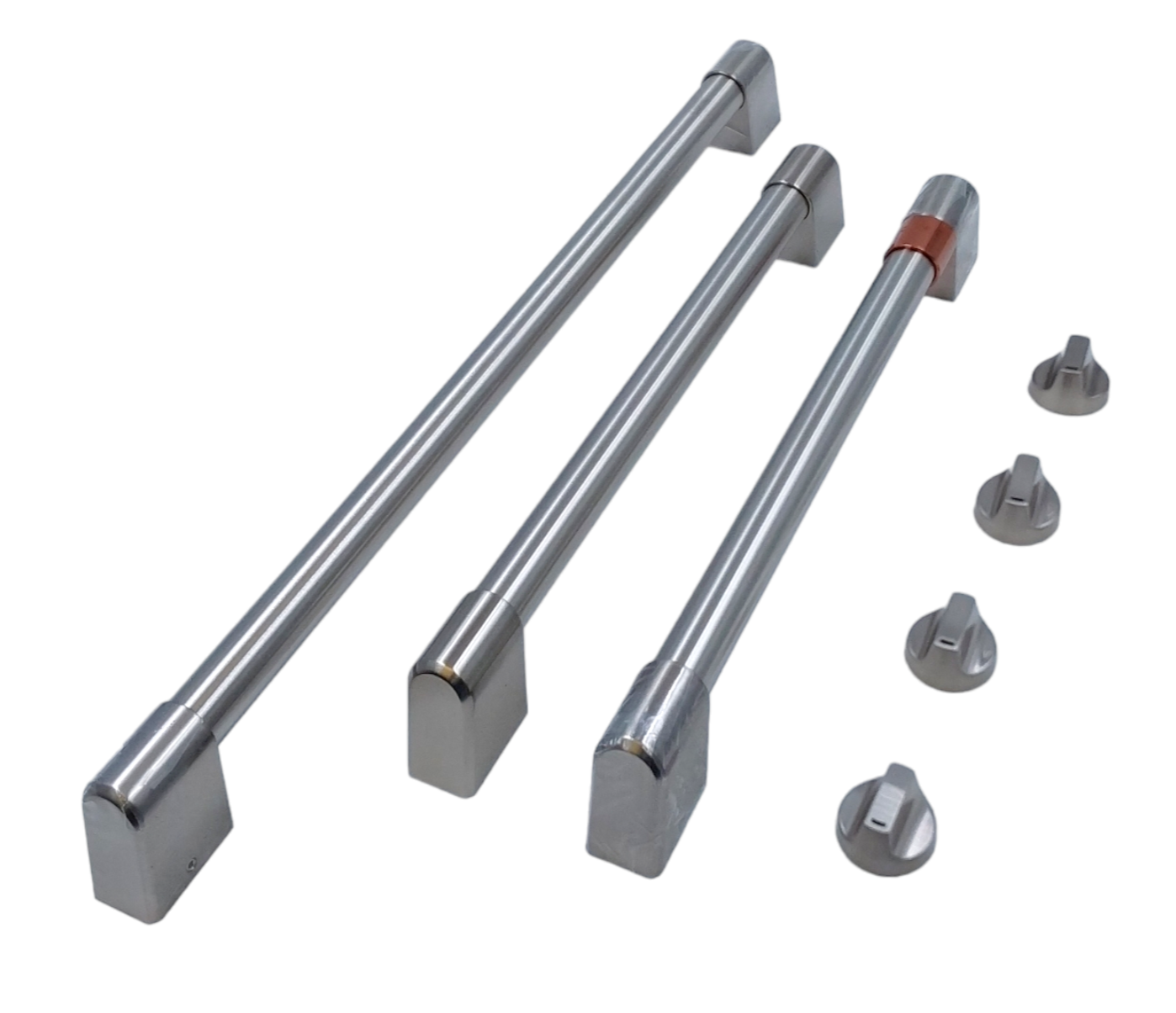 New GE Café Oven Handle & Knob Kit CXWDFHKPMSS  Same Day Ship & 60 Days Warranty