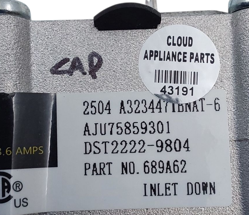 LG New Range Valve Assembly AJU75859301 **Same Day Shipping & 60 Days Warranty**