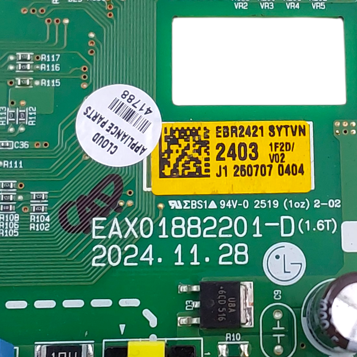 LG Genuine Range Control Board EBR24212403 Same Day Shipping & 60 Days Warranty*