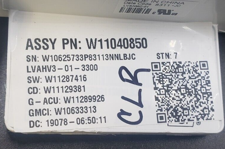 Genuine Whirlpool Washer Control Board W11040850 Same Day Ship & 60Days Warranty