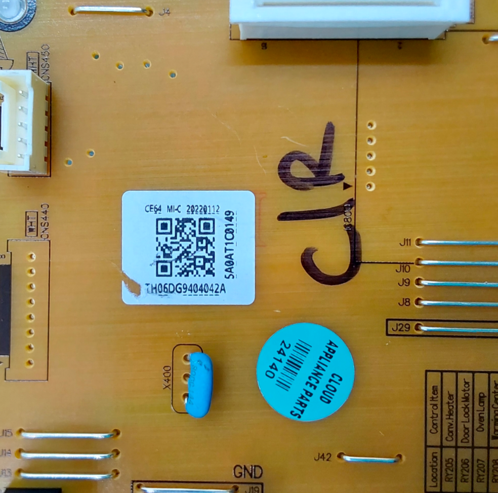 Genuine Samsung Oven Control Board DG94-04042A *Same Day Ship & 60 Days Warranty