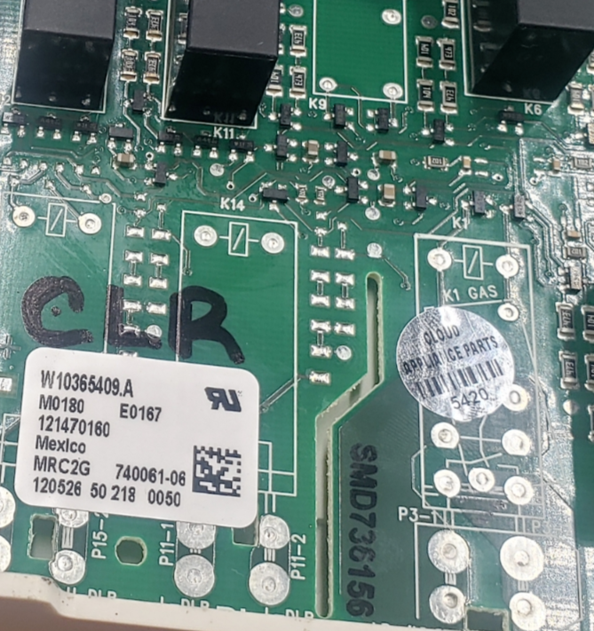 Genuine Whirlpool Oven Control Board W10365409 Same Day Ship & *60 Days Warranty