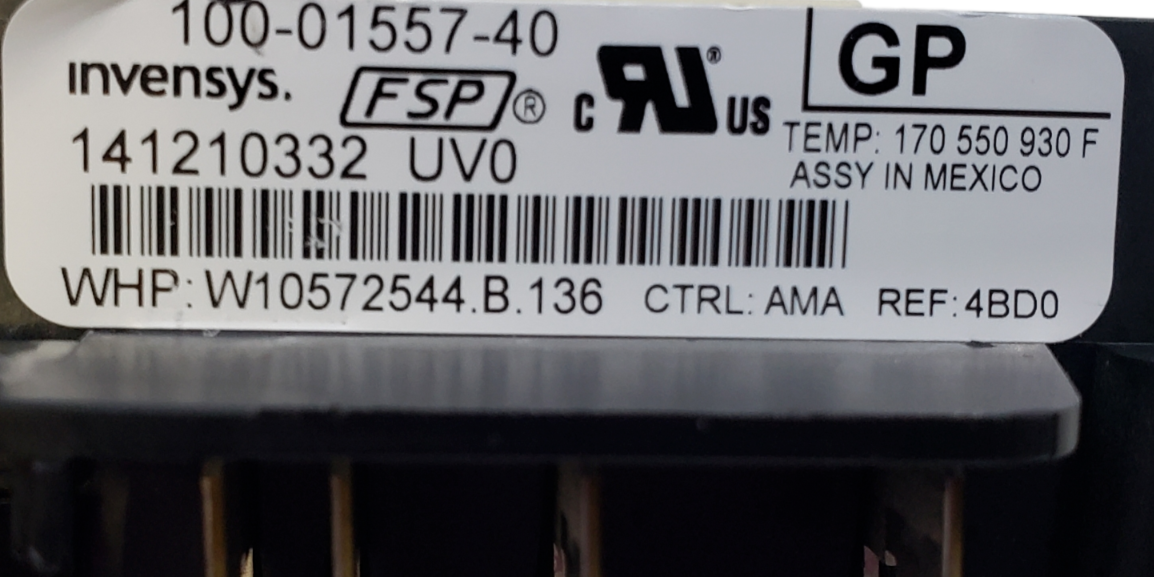 Genuine Whirlpool Oven Control Board W10572544 *Same Day Ship & 60 Days Warranty