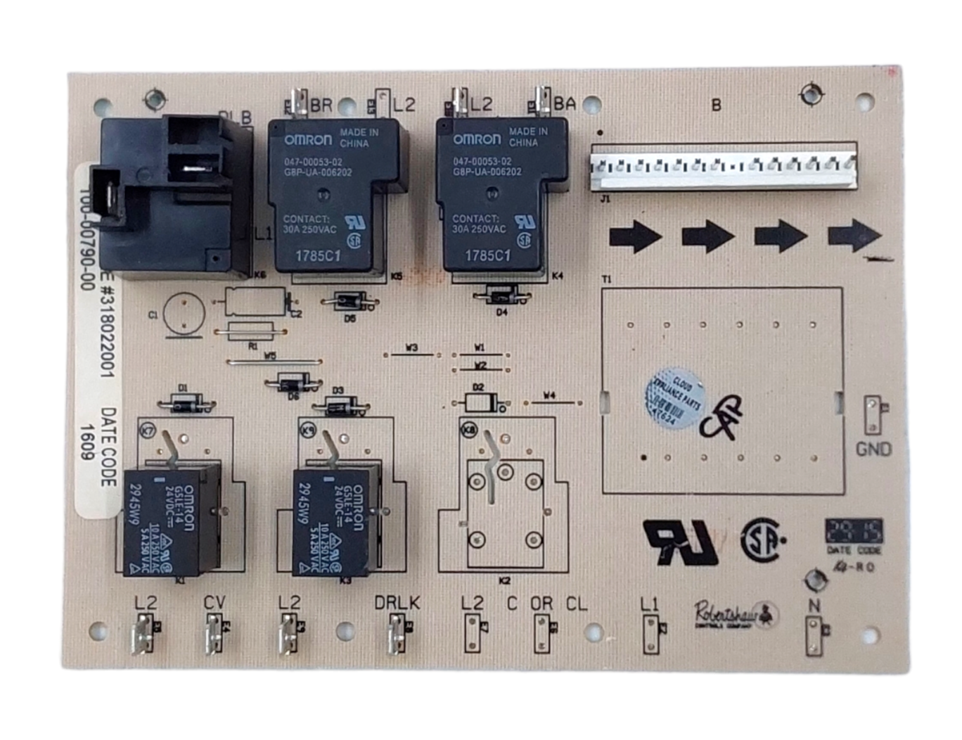 Genuine Frigidaire Oven Control Board 318022001 Same Day Ship & 60 Days Warranty