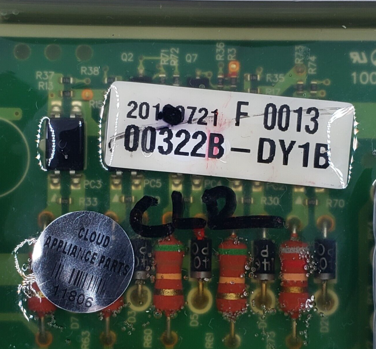 Genuine Samsung Dryer Control Board DC92-00322B Same Day Ship & 60 Days Warranty