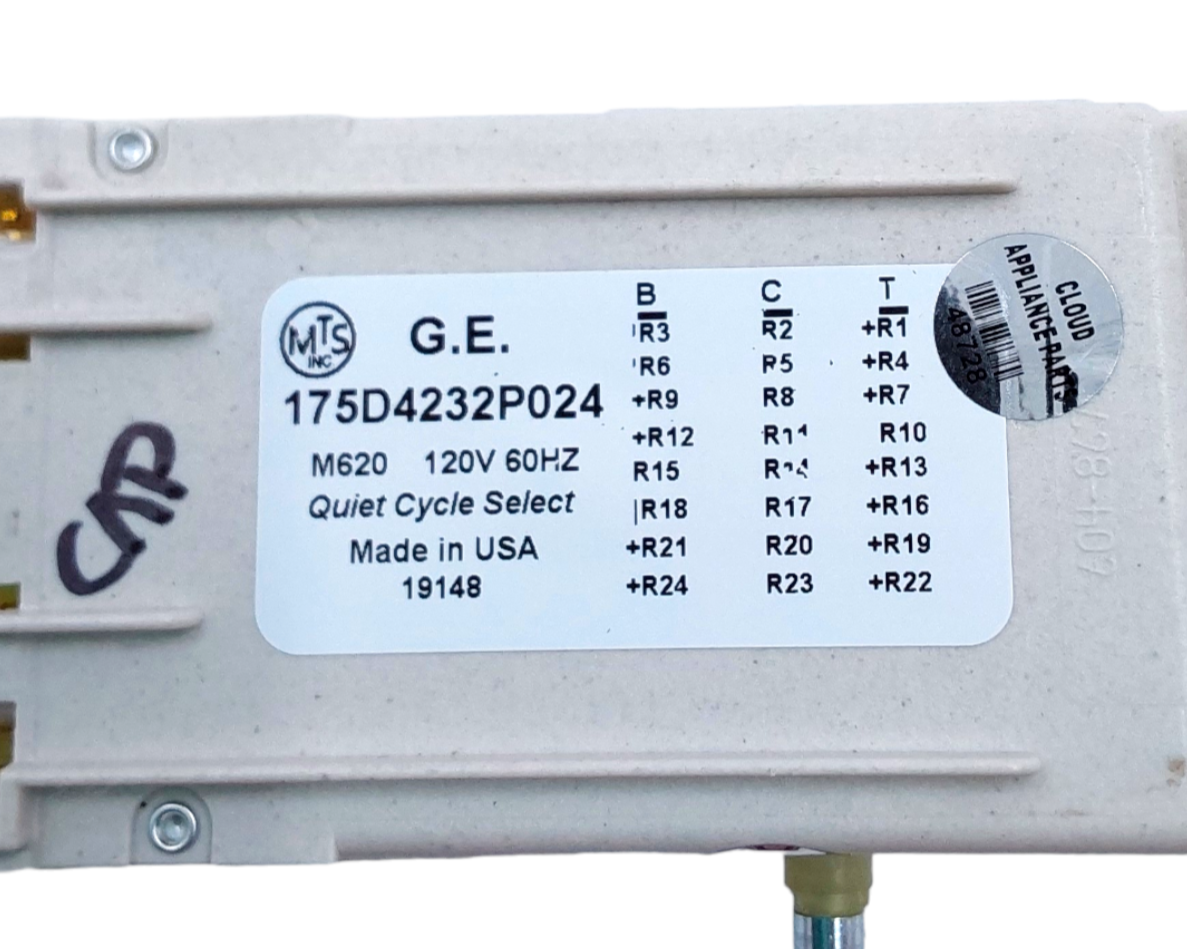 Genuine GE Washer Timer Assembly 175D4232P024 *Same Day Ship & 60 Days Warranty*