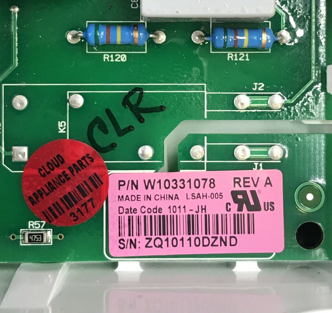 Genuine Whirlpool Dryer Control Board W10331078 Same Day Ship & 60 Days Warranty