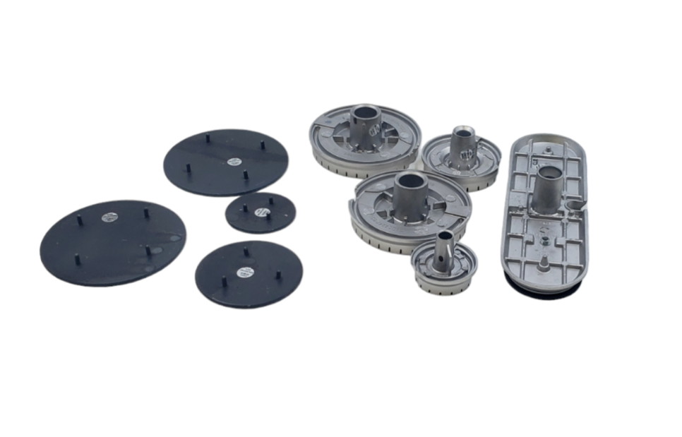 New GE Range Burner & Cap Set WB16K10076 *Same Day Shipping & 60 Days Warranty**