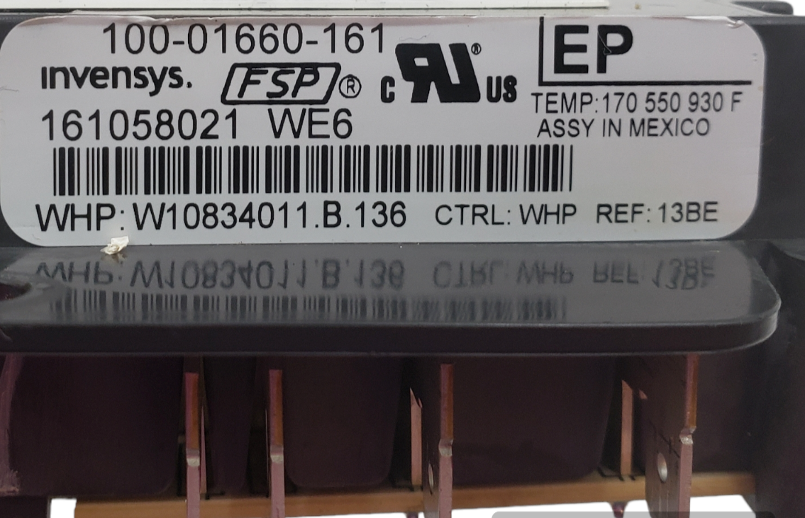 Genuine Whirlpool Range Control Board W10834011 Same Day Ship & 60 Days Warranty