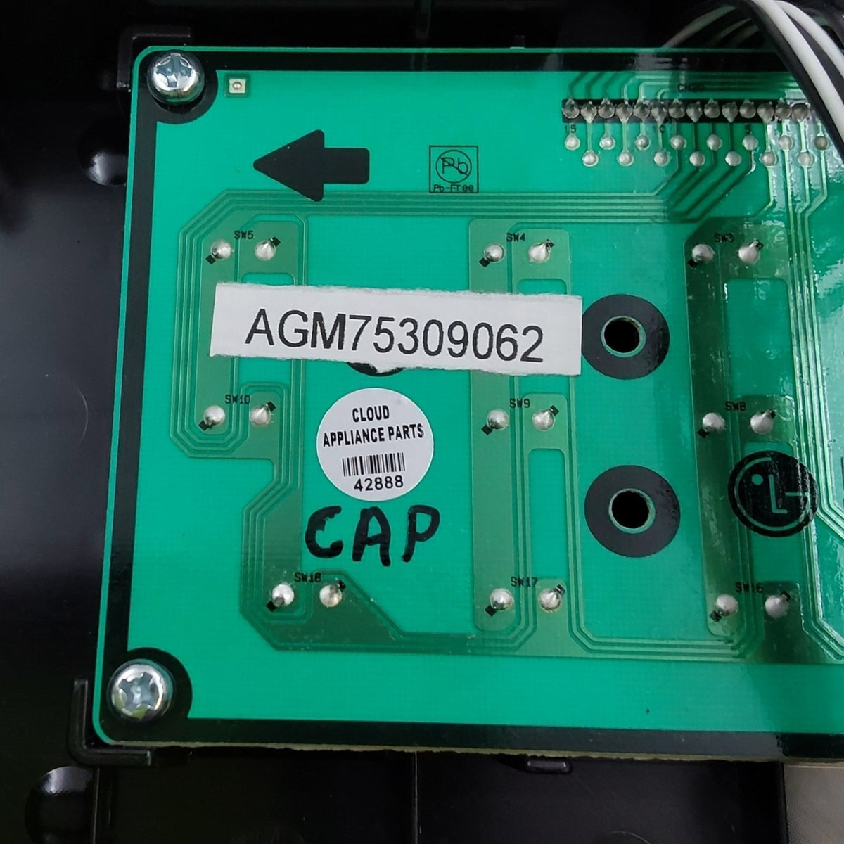 LG  OEM Range Control Interface AGM75309062 Same Day Shipping & 60 Days Warranty
