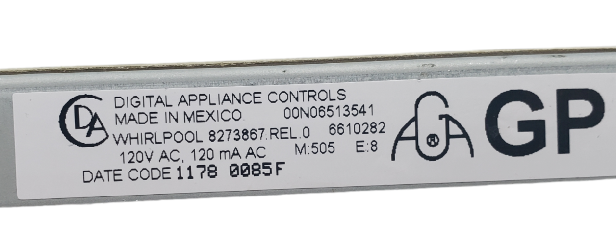 Genuine Whirlpool Oven Control Board 8273867 **Same Day Ship & 60 Days Warranty*