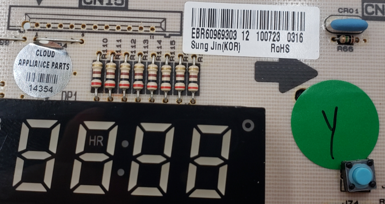 Genuine LG Oven Control Board EBR60969303 *Same Day Shipping & 60 Days Warranty*