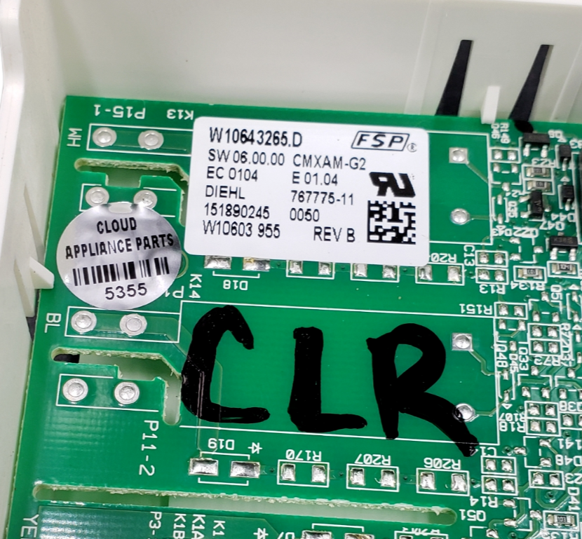 Genuine Whirlpool Oven Control Board W10643265 Same Day Ship & 60 Days Warranty