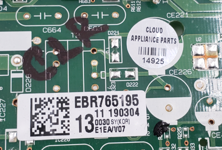 Genuine LG Dryer Control Board EBR76519513 *Same Day Shipping & 60 Days Warranty
