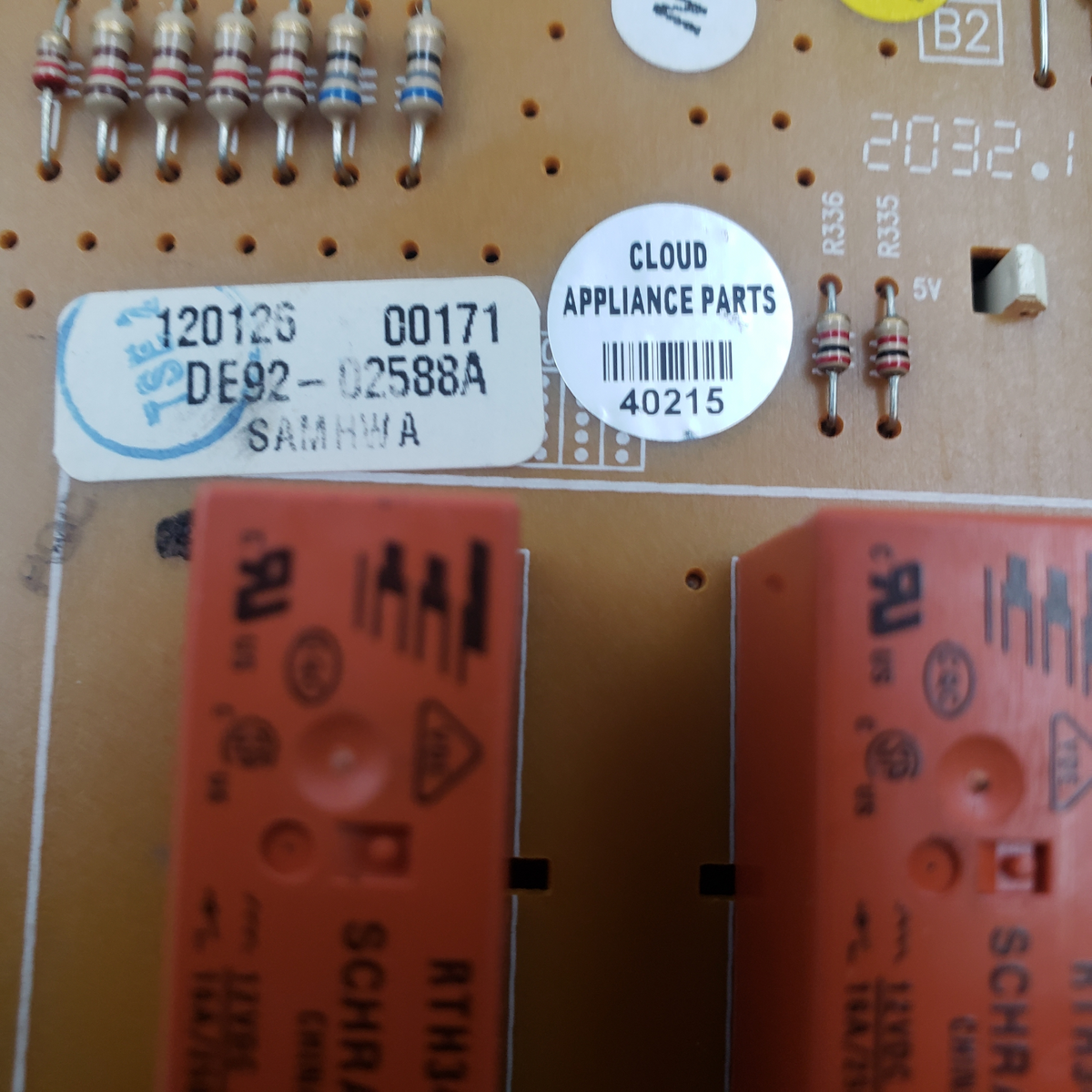 Samsung Genuine Range Control Board DE92-02588A Same Day Ship & 60 Days Warranty