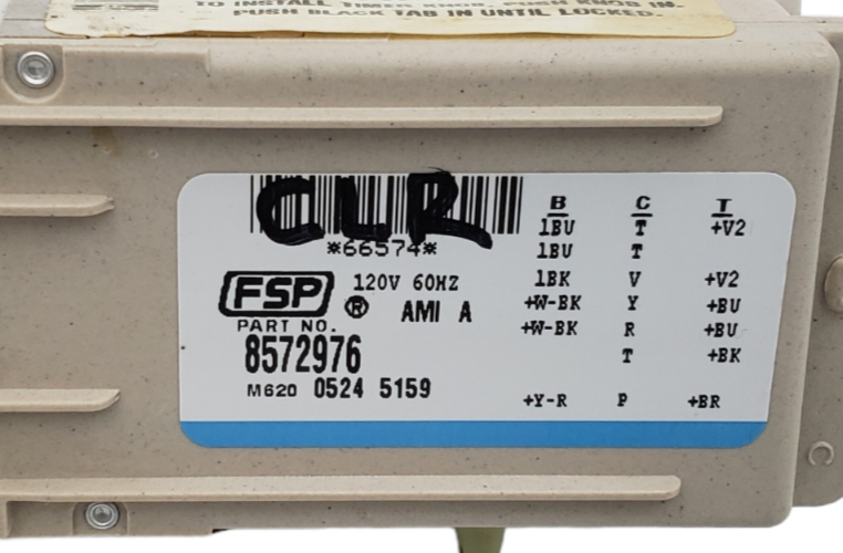 Genuine Whirlpool  Washer Timer Part# 8572976 Same Day Ship & *60 Days Warranty*