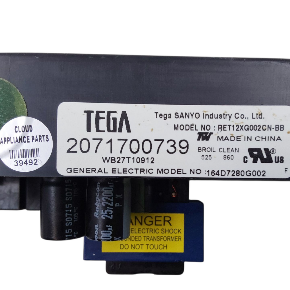 GE Genuine Range Control Board 164D7280G002 **Same Day Ship & 60 Days Warranty**