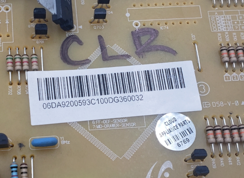 OEM Samsung Refrigerator Control DA92-00593C Same Day Ship & **60 Days Warranty*
