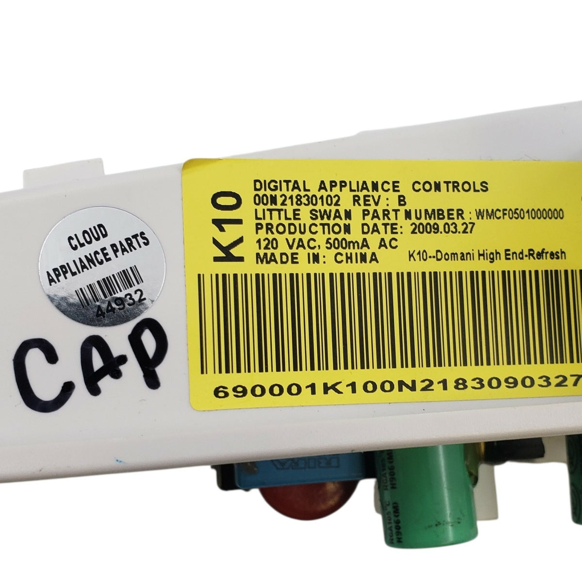 GE Genuine Washer Control Board WMCF0501000000  Same Day Ship & 60 Days Warranty