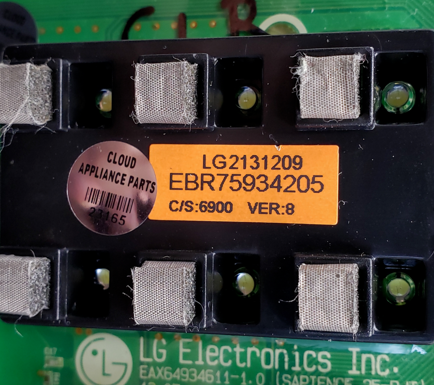Genuine LG Washer Control Board EBR75934205 Same Day Shipping & 60 Days Warranty