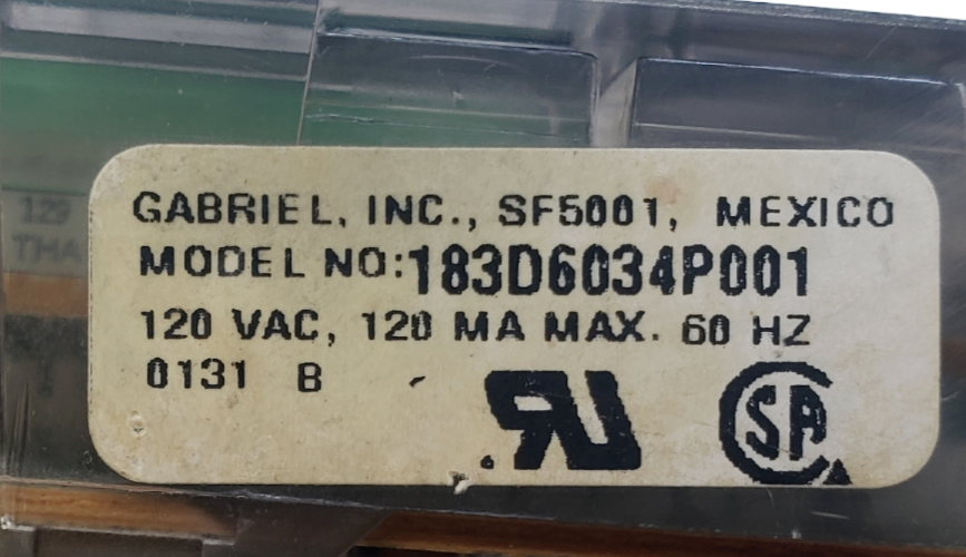 Genuine GE Oven Control Board 183D6034P001 *Same Day Shipping & 60 Days Warranty
