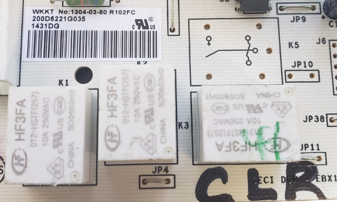 Genuine GE Refrigerator Control 200D6221G035 **Same Day Ship & 60 Days Warranty*