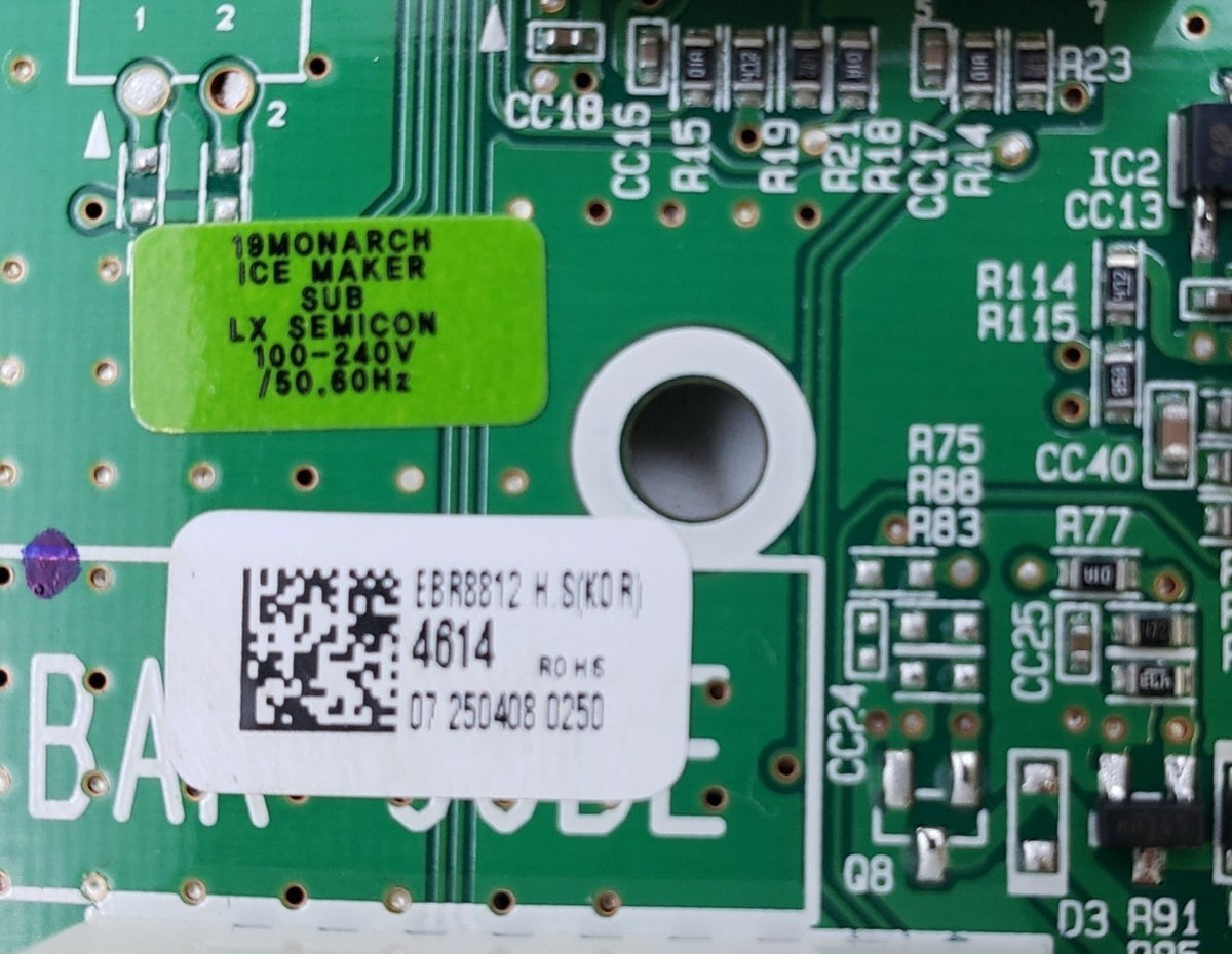 LG Genuine Fridge Control Board EBR88124614 Same Day Shipping & 60 Days Warranty