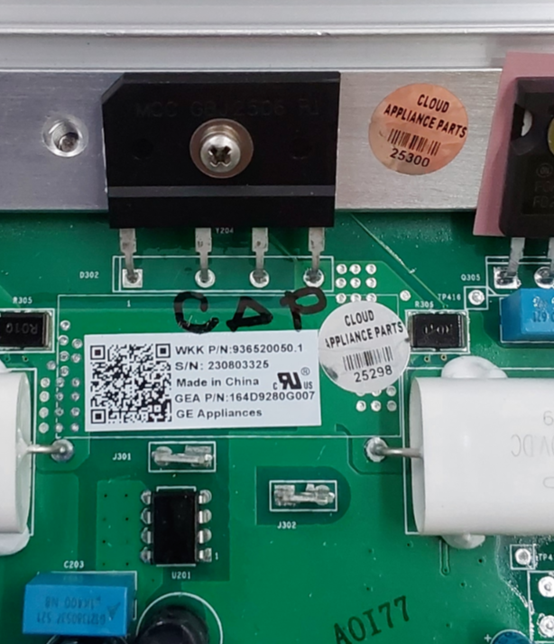 New GE Oven Control Board Assy 164D9280G007 Same Day Shipping & 60 Days Warranty