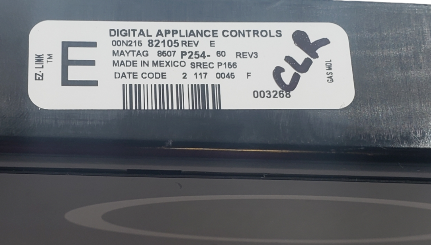 Genuine Whirlpool Range Control 8507P254-60 Same Day Shipping & 60 Days Warranty