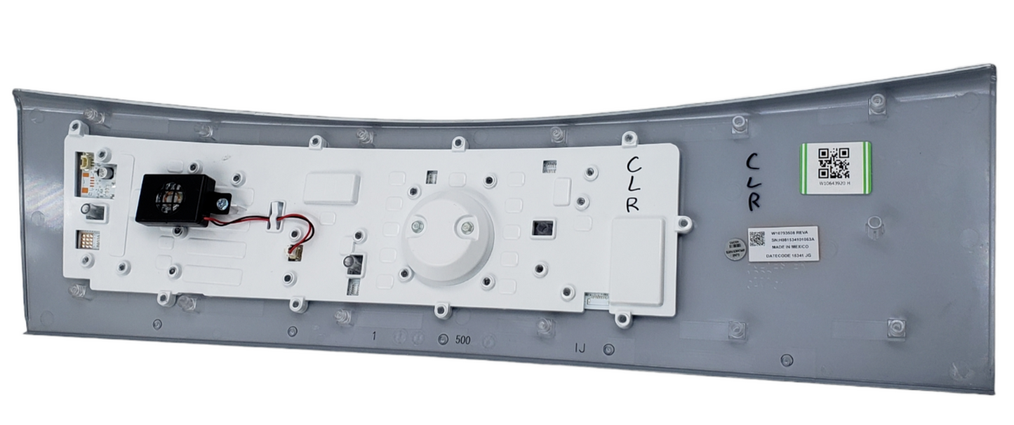 Genuine Whirlpool Dryer Control Panel W10793508 Same Day Ship & 60 Days Warranty