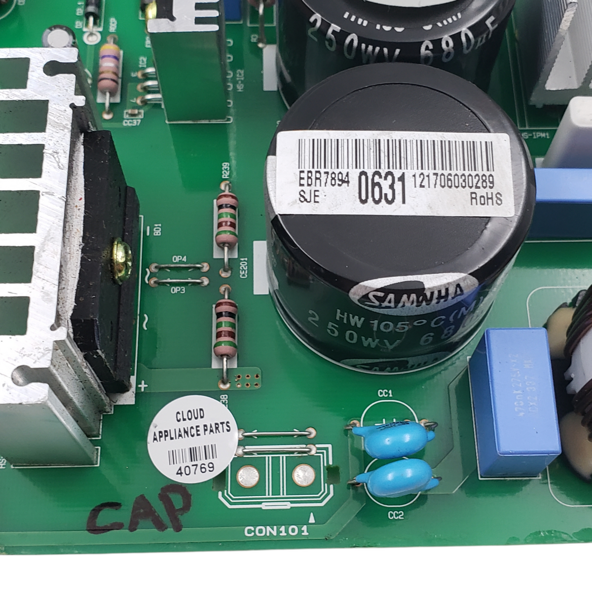 LG Genuine Fridge Control Board EBR78940631 Same Day Shipping & 60 Days Warranty