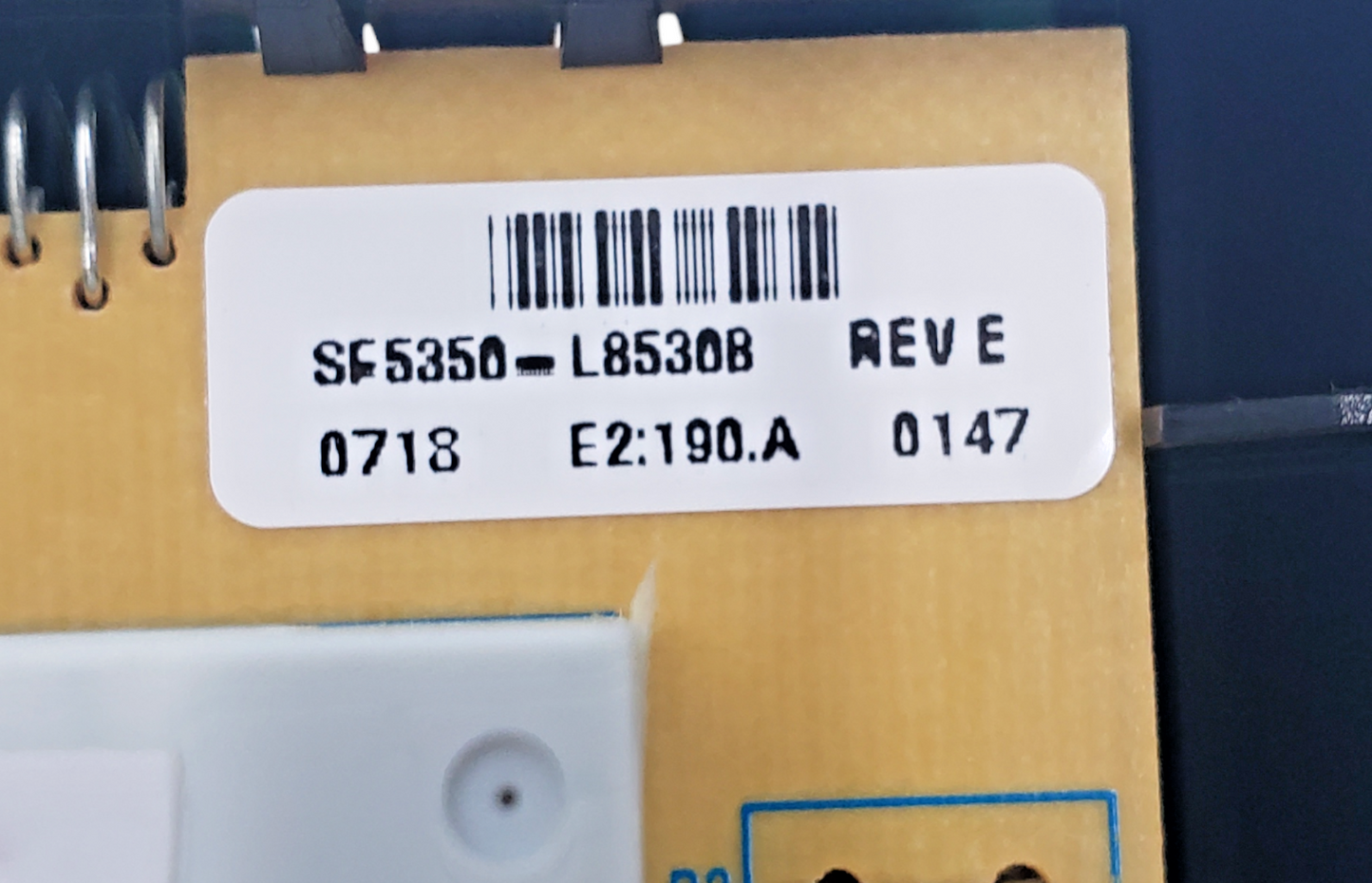 OEM Frigidaire Range Control Board SF5350-L8530 Same Day Ship & 60 Days Warranty