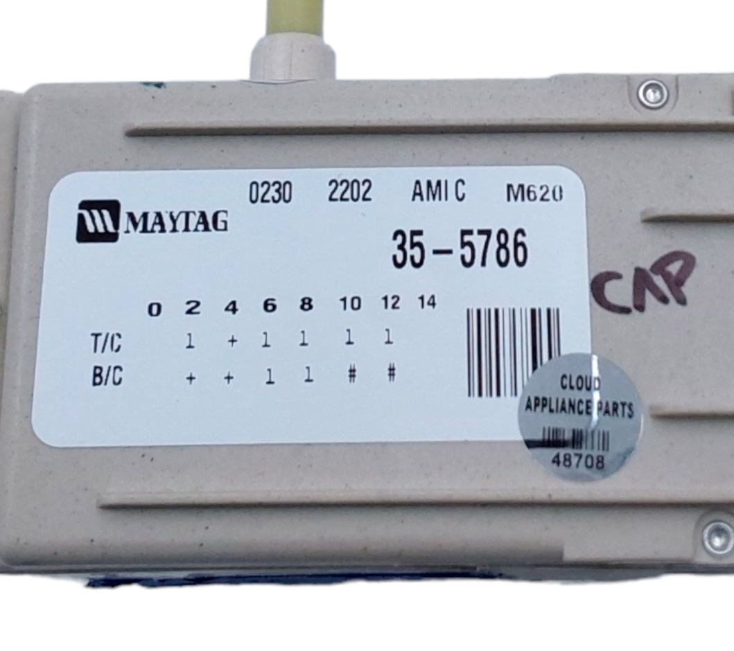 Genuine Whirlpool Washer Timer Assembly 35-5786 Same Day Ship & 60 Days Warranty