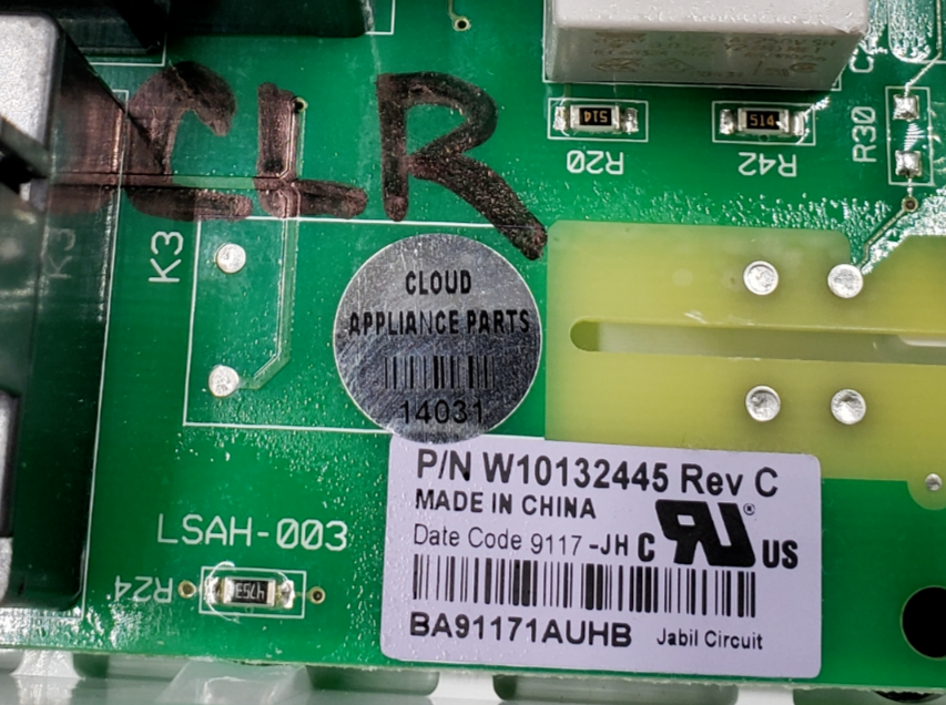 Genuine Whirlpool Dryer Control Board W10132445 Same Day Ship & 60 Days Warranty
