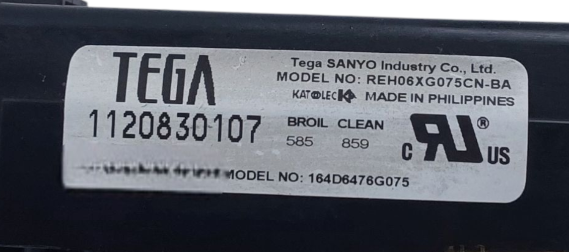 GE Genuine Range Control Board 164D6476G075 Same Day Ship & 60 Days Warranty