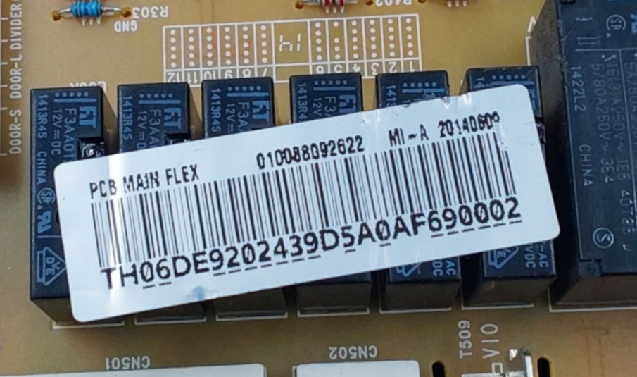 Genuine Samsung Range Control Board DE92-02439D Same Day Ship & 60 Days Warranty