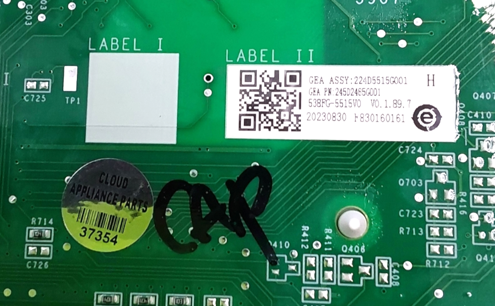 New GE Fridge Disp. Control Board 224D5515G001 Same Day Ship & 60 Days Warranty*