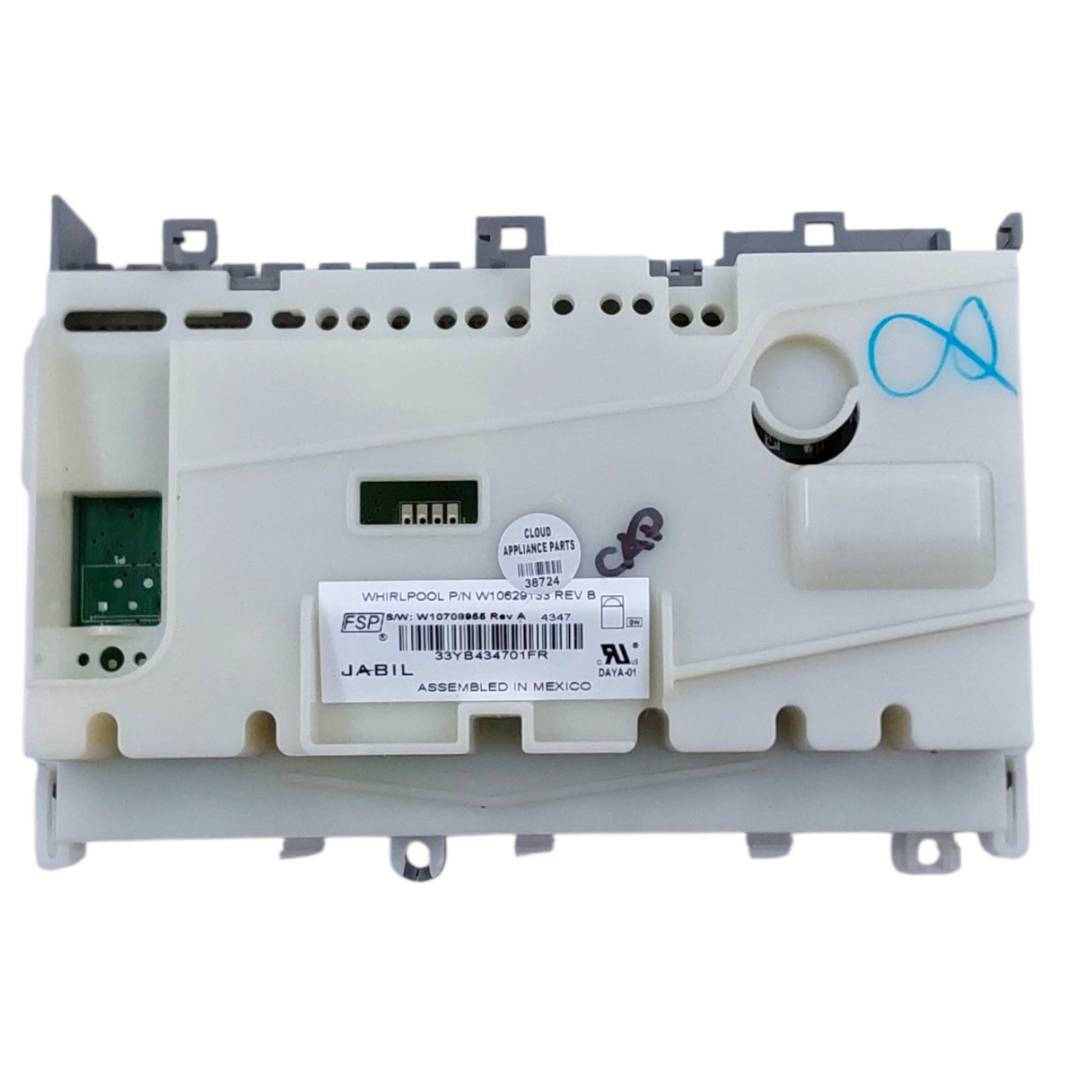 OEM Whirlpool Dishwasher Board W10629133  *Same Day Shipping & 60 Days Warranty*