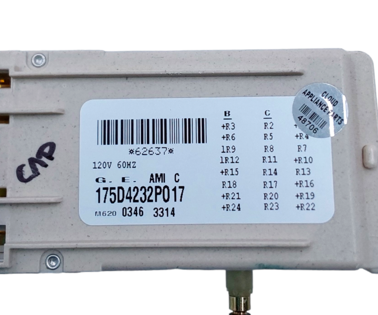Genuine GE Timer Washer Assembly 175D4232P017 *Same Day Ship & 60 Days Warranty*